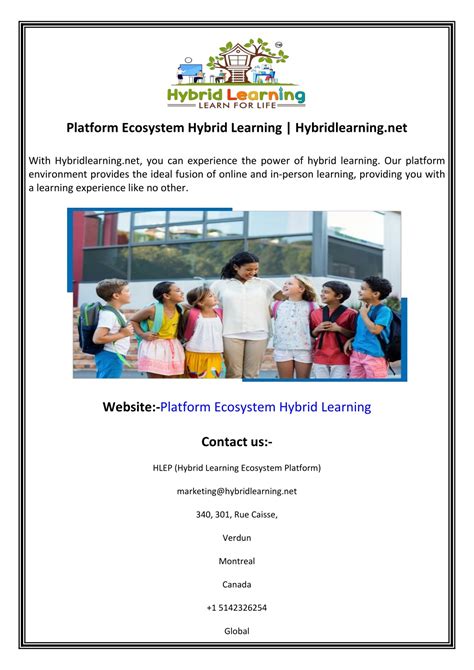 Ppt Platform Ecosystem Hybrid Learning Hybridlearning Net Powerpoint