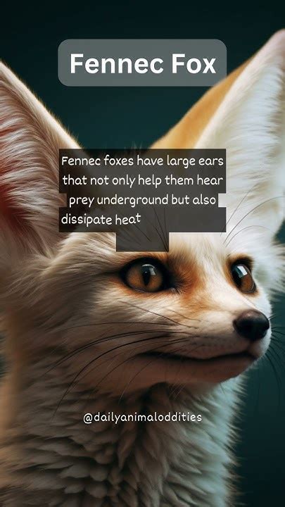 Ears Of The Desert Exploring The Remarkable Adaptations Of Fennec