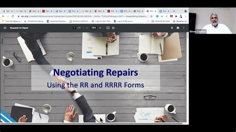 Negotiating Repairs Using The Rr And Rrrr Forms W Simon Cazares Youtube