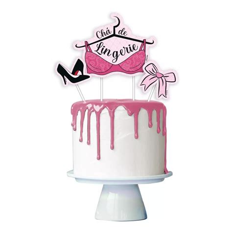 Kit Festa Decoração Chá de Lingerie 62 Peças