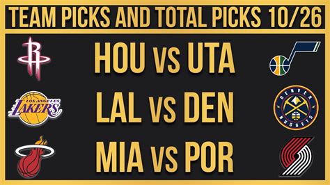 Free Nba Picks Today Nba Picks And Predictions Youtube