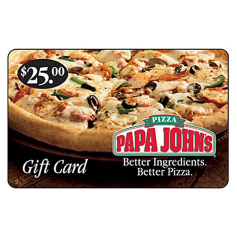 Papa John's Gift Card | Entertainment & Dining | Gifts & Food | Shop ...