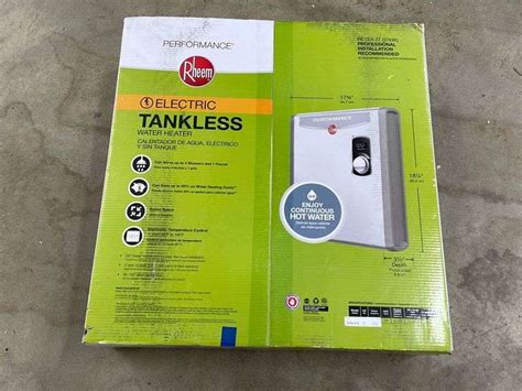 Rheem Electric Tankless Water Heater Yac Auctions