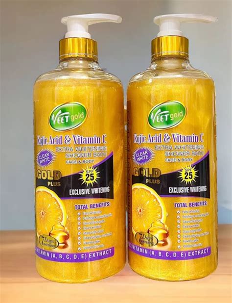 Buy Veetgold Kojic Acid And Vitamin C Shower Gel One Bottle Beautiebox