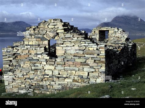 Greenland South Greenland Near Qaqortoq Hvalsey Church Abandoned