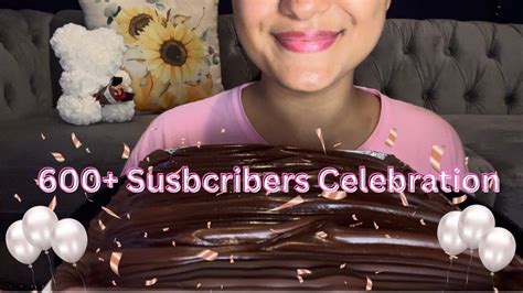 Asmr 600 Subscribers Celebration Mukbang Youtube