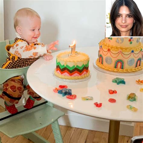 Emily Ratajkowski Celebrates Son Sylvesters 1st Birthday Photos