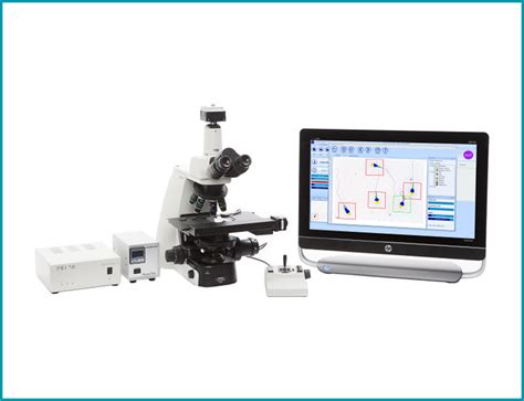 Microscope with motorized stage and SCA Stage Controller - HT CASA