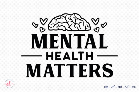 Mental Health Matters Mental Health SVG Graphic By CraftlabSVG