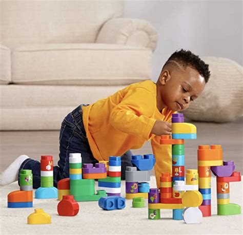 Kid Playing With Blocks