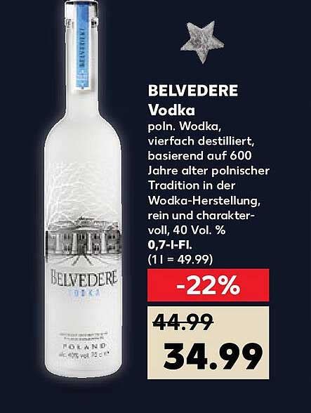 Belvedere Vodka Angebot Bei Kaufland Prospekte De