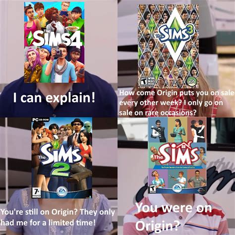 Sims Games On Origin Meme R Thesims