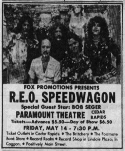 Reo Speedwagon The Concert Database