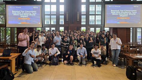 change starts   nus entrepreneurs  making  impact