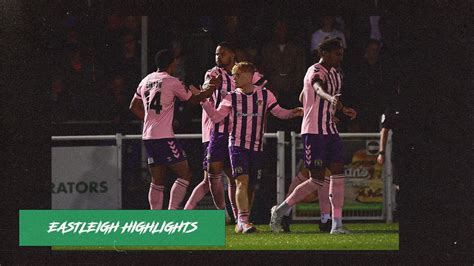 HIGHLIGHTS Eastleigh 1 1 Yeovil Town YouTube