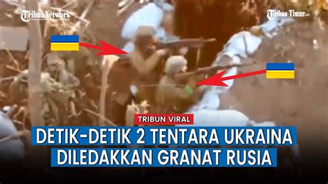 Dilempari Granat Tentara Ukraina Dibuat Tumbang Oleh Tentara Rusia