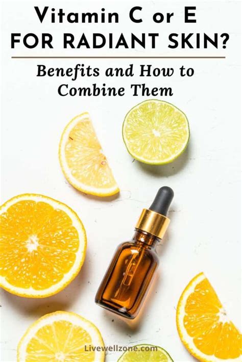 Vitamin C Serum Vs Vitamin E Serum Benefits How To Use Which One Vitamins For Skin Vitamin