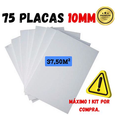 75 Placas De Isopor Antichamas Espessura 10mm 1cm Pacote C 75