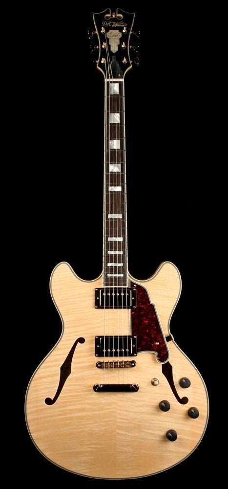 D Angelico EX DCSP Electric Guitar Natural Guitar Pics Jazz Guitar