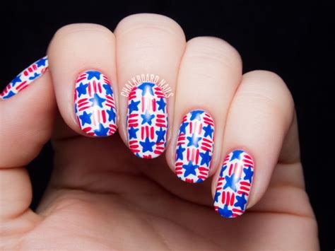 American Flag Inspired Stripes And Stars Nail Ideas Tutorials