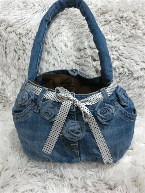 Handmade Denim Bag Denim Bag Bags Handmade