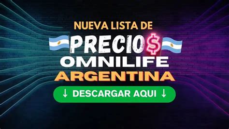 Precios Omnilife Argentina Nueva Lista 2024 C Descuento