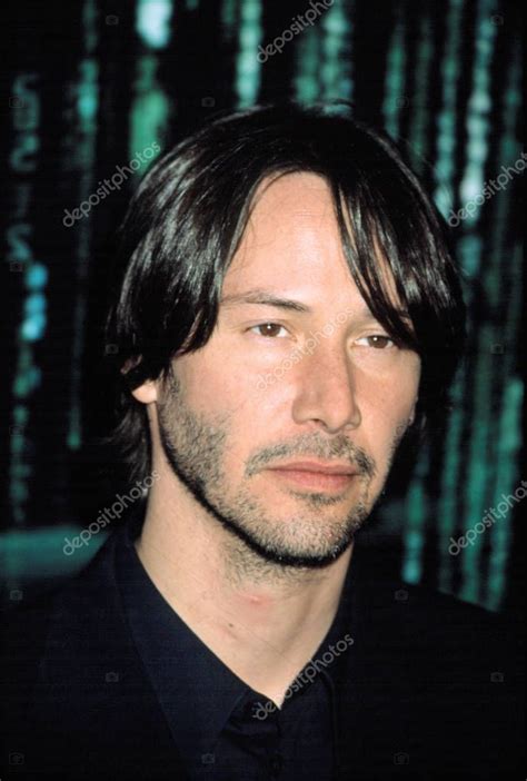 Keanu Reeves Premiere Matrix Reloaded 2003 Stock Editorial Photo