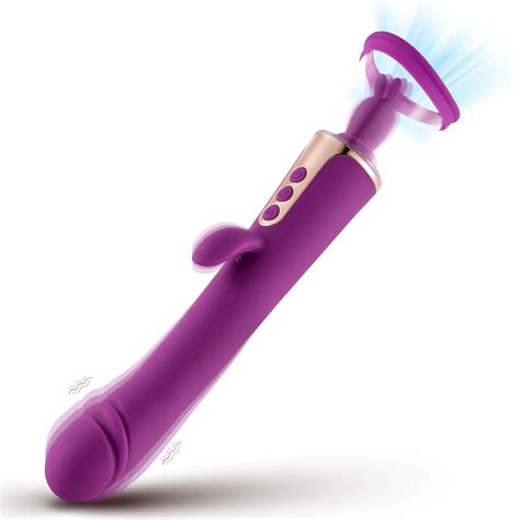 Thrusting Rabbit Vibrator For Women Soft Silicone Powerful G Spot