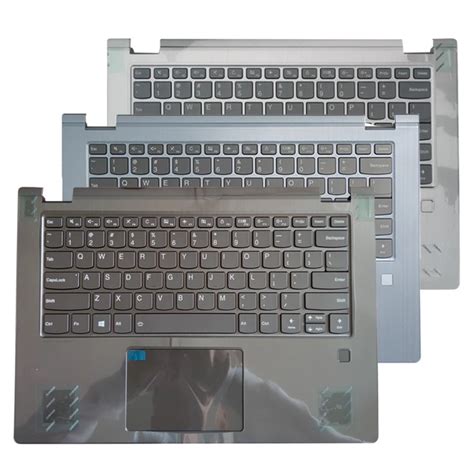 New Palmrest Upper Case With Us Keyboard Backlight For Lenovo Yoga