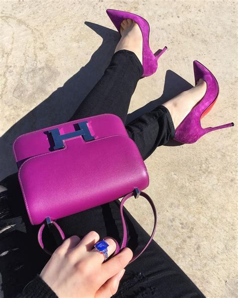 Panthere Instyle On Instagram Purple Lover Hermes Hermesbag