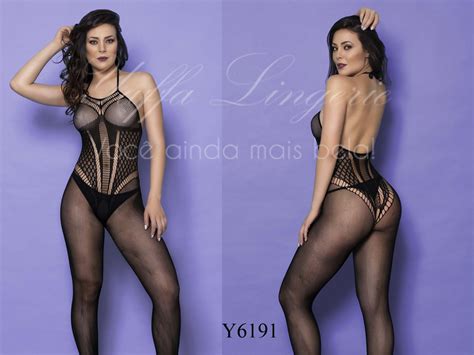 Bodystocking Yaffa Ref Y6191 Sensual Center Sex Shop São Carlos