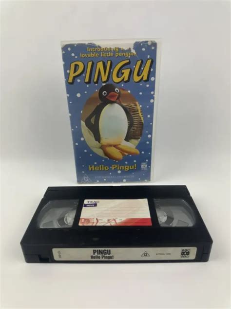 PINGU VHS HELLO Pingu VHS PINGU Tv Show Cartoon Penguin Animation ABC Kids 🐧 $23.00 - PicClick AU