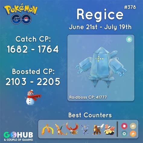 Regice Raid Counters Guide Pokemon Go Hub