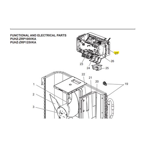 Placa Inverter Exterior MITSUBISHI ELECTRIC Modelo PUHZ ZRP100VKA 411656