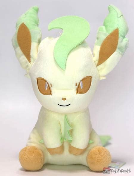 Pokemon 2019 Bandai Leafeon I Love Eievui Large Plush Toy