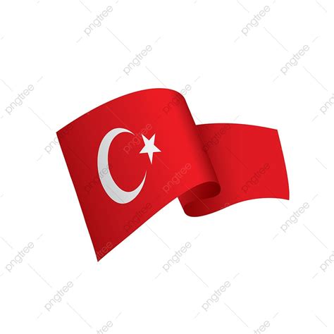 Turkey Illustration Clipart PNG Images, Turkey Flag Vector Turkish ...