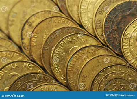 25 Centavo Philippine Coins Royalty Free Stock Photo - Image: 20824355