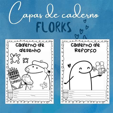 Capas De Caderno Florks Educa Market