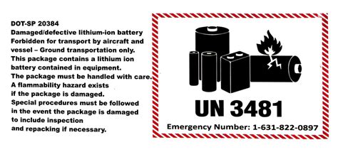 Usps Lithium Battery Label Printable Prntbl Concejomunicipaldechinu