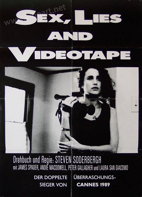 Sex Lies And Videotape German A1 Movieposter 23x33 In From 1989