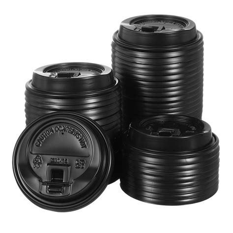 Disposable Coffee Cup Lids, 50 Count 80mm Plastic Lids for 8OZ Coffee