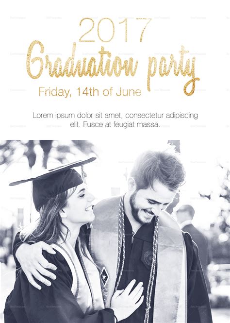 Graduation Party Flyer Design Template in PSD, Word, Publisher ...