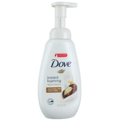 Dove Shower Foam Foaming Body Wash Shea Butter With Warm Vanilla