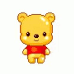 Cute Kawaii Drawing Dancing Winnie The Pooh Gifdb