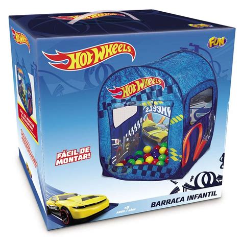 Barraca Infantil Bolinhas Hot Wheels Fun Barraca Toca