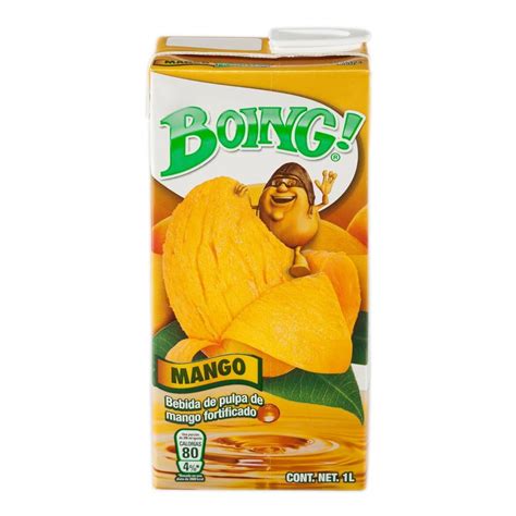 Bebida Boing Con Pulpa De Mango Fortificada 1 L Bodega Aurrera