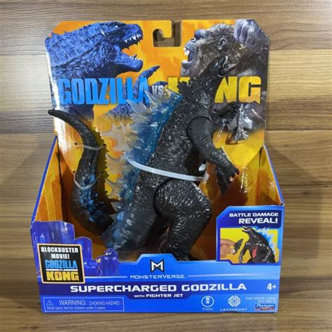 Playmates Monsterverse Godzilla Vs Kong Supercharged Godzilla Action