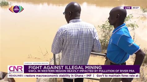 Galamsey Ravaged River Pra Affects Daboase Water Treatment Plant YouTube