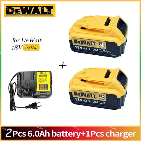 Bater A De Litio De 18V 5Ah 6Ah Para Herramientas El Ctricas DeWalt