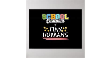 School Custodian Caretaker Janitor Appreciation Gr Poster | Zazzle